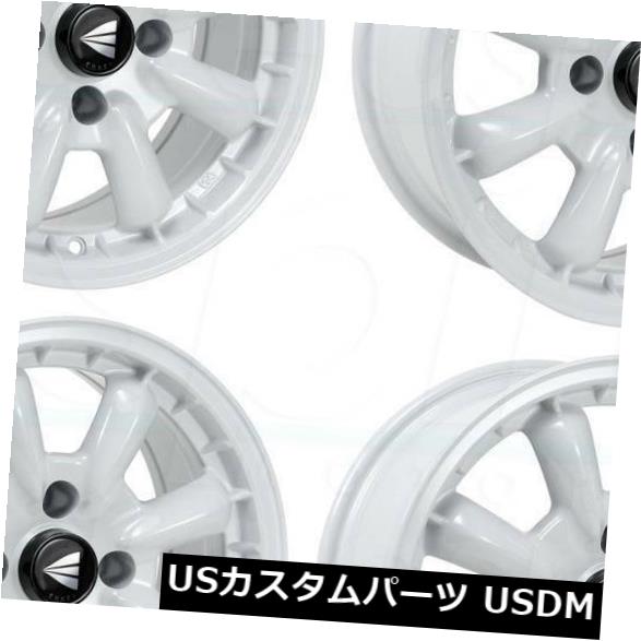 海外輸入ホイール 16x8ホワイトペイントホイールエンケイコンペ4x100 38(4個セット) 16x8 White Paint Wheels Enkei Compe 4x100 38 (Set of 4) 【並行輸入品】|カスタムパーツ WORLD倉庫