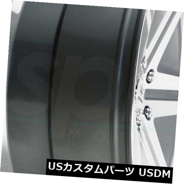 海外輸入ホイール 19x8.5シルバー加工ホイールVerde V39 Parallax 5x108 38（4個セット） 19x8.5 Silver Machined Wheels Verde V39 Parallax 5x108 38 (Set of 4) 【並行輸入品】