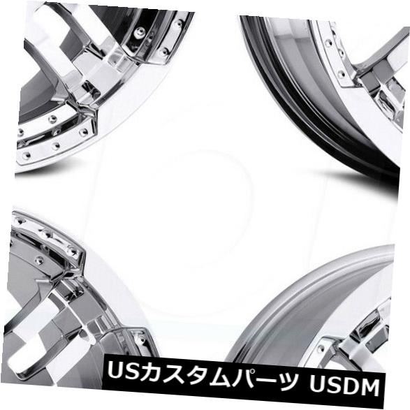 海外輸入ホイール 18x8.5 Chrome Wheels Vision 375 Warrior 8x6.5 / 8x165.1 18（4個セット） 18x8.5 Chrome Wheels Vision 375 Warrior 8x6.5/8x165.1 18 (Set of 4) 【並行輸入品】 222,530円