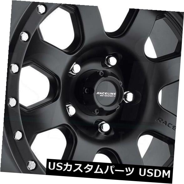 海外輸入ホイール 17x9ブラックホイールRaceline 929B Street 6x5.5 / 6x139.7 0(4個セット) 17x9 Black Wheels Raceline 929B Street 6x5.5/6x139.7 0 (Set of 4) 【並行輸入品】|カスタムパーツ WORLD倉庫
