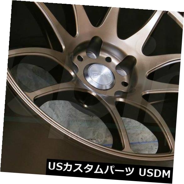 海外輸入ホイール 18x10.5ブロンズホイールESR SR08 SR8 5x120 22（4個セット） 18x10.5 Bronze Wheels ESR SR08 SR8 5x120 22 (Set of 4) 【並行輸入品】