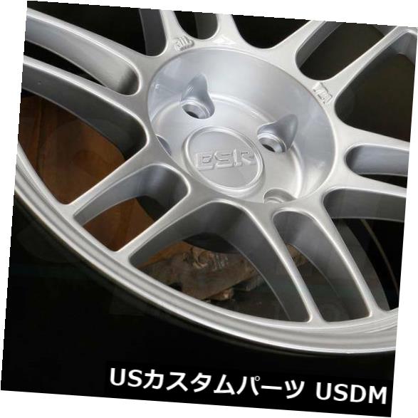 海外輸入ホイール 18x8.5 / 18x9.5 Hyper Silver Wheels ESR SR11 5x120 30/22（4個セット） 18x8.5/18x9.5 Hyper Silver Wheels ESR SR11 5x120 30/22 (Set of 4) 【並行輸入品】 217,745円
