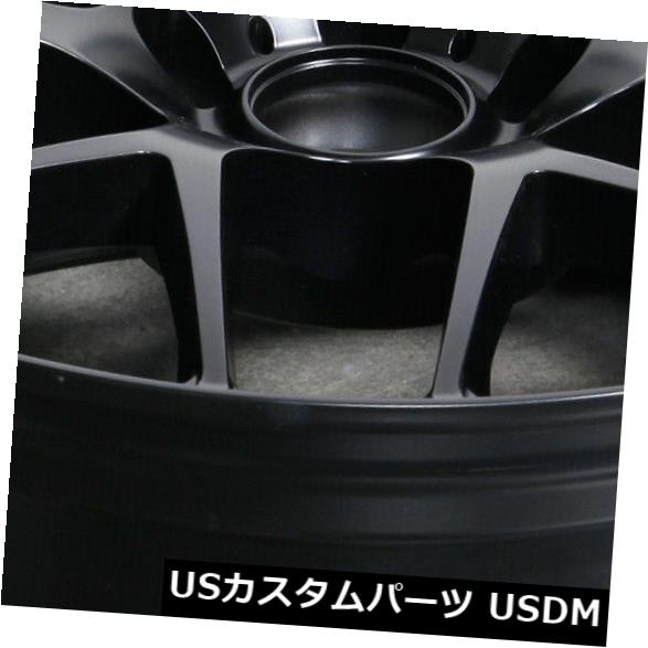 海外輸入ホイール 19x8.5 / 19x9.5ブラックホイールコンケーブフィットP40 5x112 35/40（4個セット） 19x8.5/19x9.5 Black Wheels Concave fit P40 5x112 35/40 (Set of 4) 【並行輸入品】