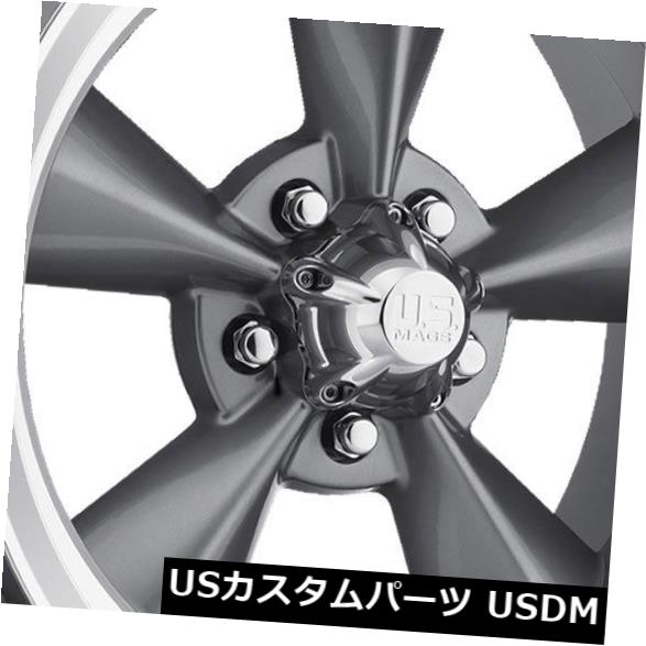 海外輸入ホイール 17x7 GunMetal Wheels US Mags Standard U102 5x4.75 / 5x120.6 5 1(4個セット) 17x7 GunMetal Wheels US Mags Standard U102 5x4.75/5x120.65 1 (Set of 4) 【並行輸入品】|カスタムパーツ WORLD倉庫