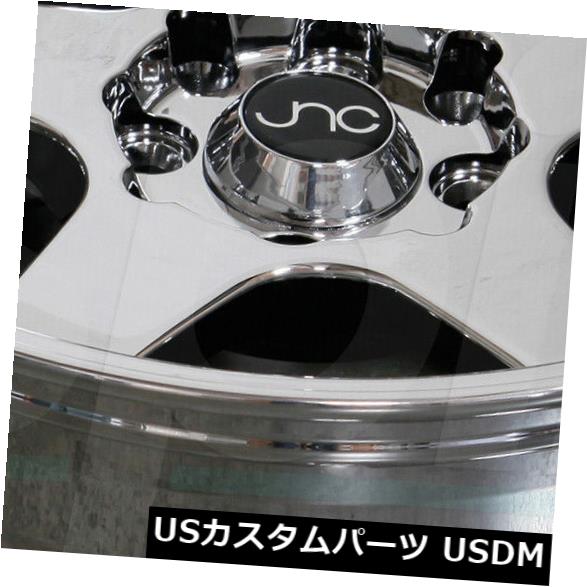 海外輸入ホイール 16x8プラチナ。 ホイールJNC 010 JNC010 4x100 / 4x114.3 25（4個セット） 16x8 Platinum. Wheels JNC 010 JNC010 4x100/4x114.3 25 (Set of 4) 【並行輸入品】