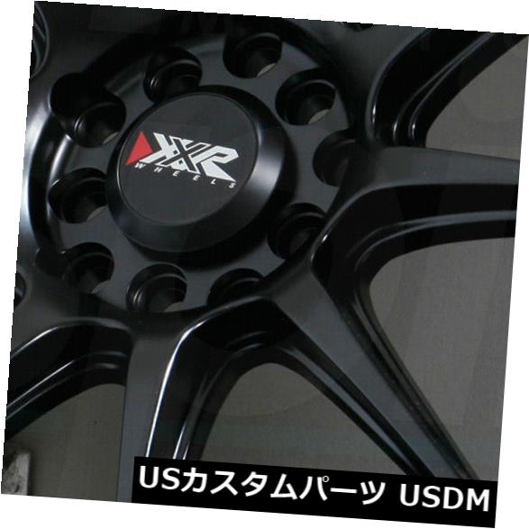 海外輸入ホイール 17x8.25フラットブラックホイールXXR 527 5x100 / 5x114.3 25(4個セット) 17x8.25 Flat Black Wheels XXR 527 5x100/5x114.3 25 (Set of 4) 【並行輸入品】