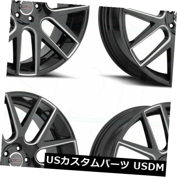 海外輸入ホイール 22x9ミルドスポークホイールMilanni 9022 Virtue 5x112 32(4個セット) 22x9 Milled Spoke Wheels Milanni 9022 Virtue 5x112 32 (Set of 4) 【並行輸入品】|カスタムパーツ WORLD倉庫