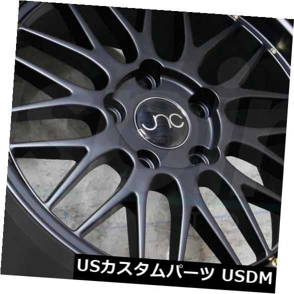 海外輸入ホイール 17x8.5 / 17x9.5ブラック。 ホイールJNC 005 JNC005 5x100 30/32（4個セット） 17x8.5/17x9.5 Black. Wheels JNC 005 JNC005 5x100 30/32 (Set of 4) 【並行輸入品】