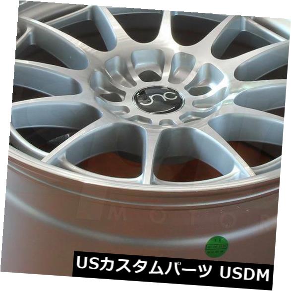 海外輸入ホイール 19x8.5シルバーマシンフェイスホイールJNC 033 JNC033 5x120 35（4個セット） 19x8.5 Silver Machine Face Wheels JNC 033 JNC033 5x120 35 (Set of 4) 【並行輸入品】