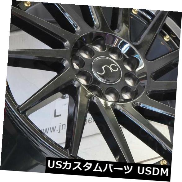 海外輸入ホイール 19x8.5 / 19x10.5グロスブラック。 ホイールJNC 051 JNC051 5x120 35/30（4個セット） 19x8.5/19x10.5 Gloss Black. Wheels JNC 051 JNC051 5x120 35/30 (Set of 4) 【並行輸入品】