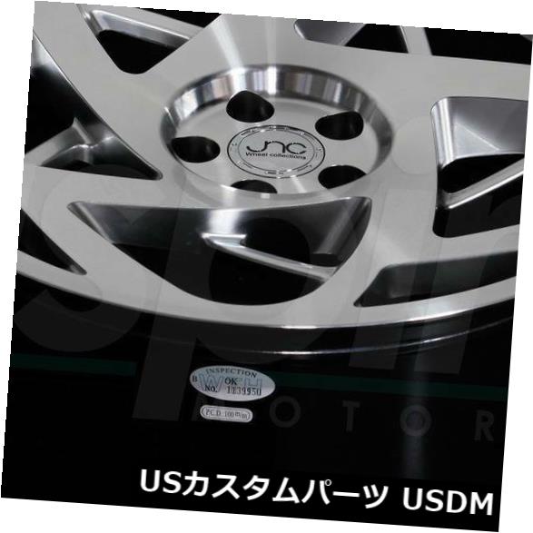 海外輸入ホイール 18x8.5 Hyper Silver Machine Face Wheels JNC 047 JNC047 5x120 30（4個セット） 18x8.5 Hyper Silver Machine Face Wheels JNC 047 JNC047 5x120 30 (Set of 4) 【並行輸入品】