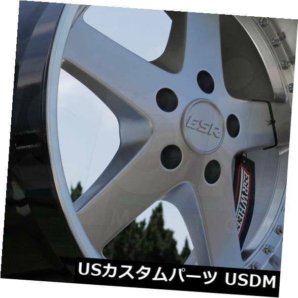 海外輸入ホイール 19x8.5ハイパーシルバーホイールESR SR04 SR4 5x114.3 30（4個セット） 19x8.5 Hyper Silver Wheels ESR SR04 SR4 5x114.3 30 (Set of 4) 【並行輸入品】