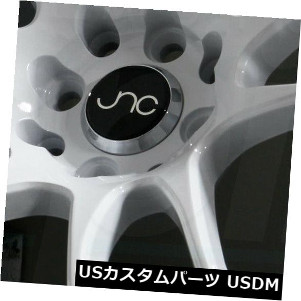 海外輸入ホイール 17x8ホワイトホイールJNC 030 JNC030 4x100 / 4x114.3 32(4個セット) 17x8 White Wheels JNC 030 JNC030 4x100/4x114.3 32 (Set of 4) 【並行輸入品】