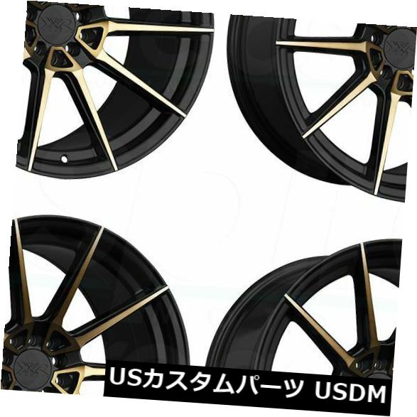 海外輸入ホイール 18x8.5 / 18x10.5ブロンズブラックホイールXXR 567 5x100 / 5x114.3 20/20（4個セット） 18x8.5/18x10.5 Bronze Black Wheels XXR 567 5x100/5x114.3 20/20 (Set of 4) 【並行輸入品】｜カスタムパーツ WORLD倉庫