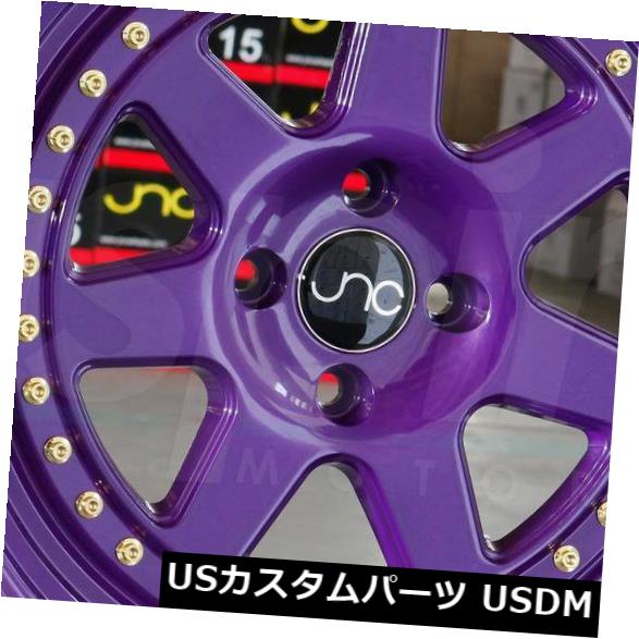 海外輸入ホイール 18x9.5キャンディパープル。 ホイールJNC 048 JNC048 5x114.3 25（4個セット） 18x9.5 Candy Purple. Wheels JNC 048 JNC048 5x114.3 25 (Set of 4) 【並行輸入品】