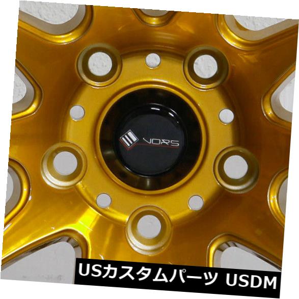 海外輸入ホイール 18x9 5キャンディゴールドホイールvors Tr4 5x110 22 4個セット 18x9 5 Candy Gold Wheels Vors Tr4 5x110 22 Set Of 4 Centralelectricals Com