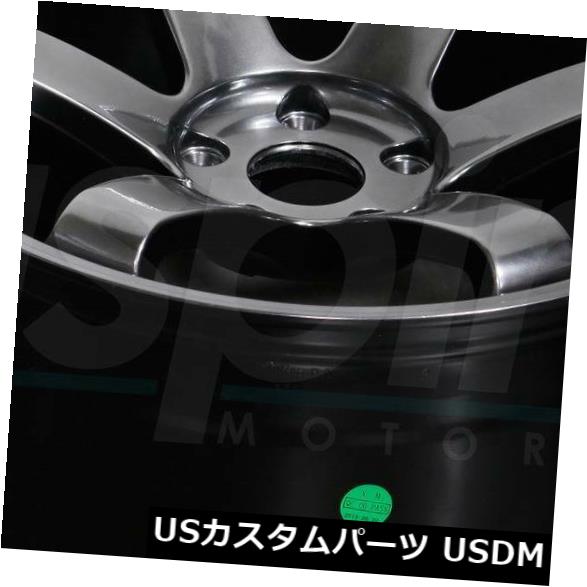 海外輸入ホイール 18x8.5 / 18x9.5ハイパーブラックホイールJNC 014 JNC014 5x114.3 35/30（4個セット） 18x8.5/18x9.5 Hyper Black Wheels JNC 014 JNC014 5x114.3 35/30 (Set of 4) 【並行輸入品】