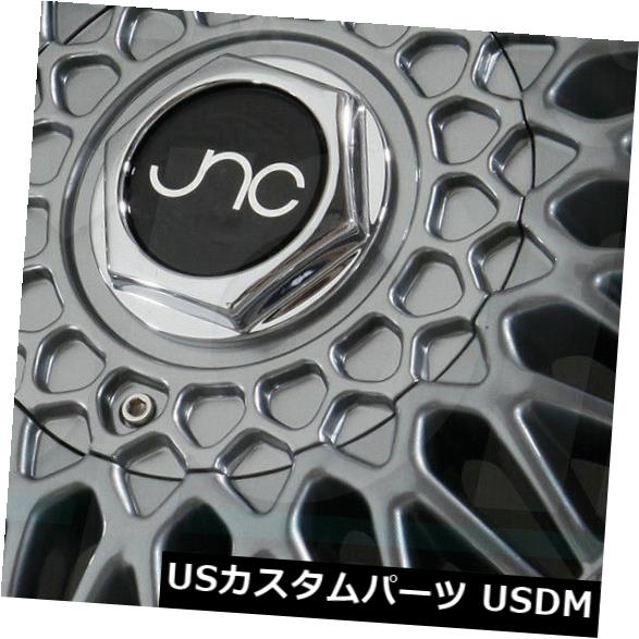 海外輸入ホイール 18x9.5ガンメタルマシンリップホイールJNC 004 JNC004 4x100 / 4x114.3 25（4個セット） 18x9.5 Gunmetal Machine Lip Wheels JNC 004 JNC004 4x100/4x114.3 25 (Set of 4) 【並行輸入品】 203,390円