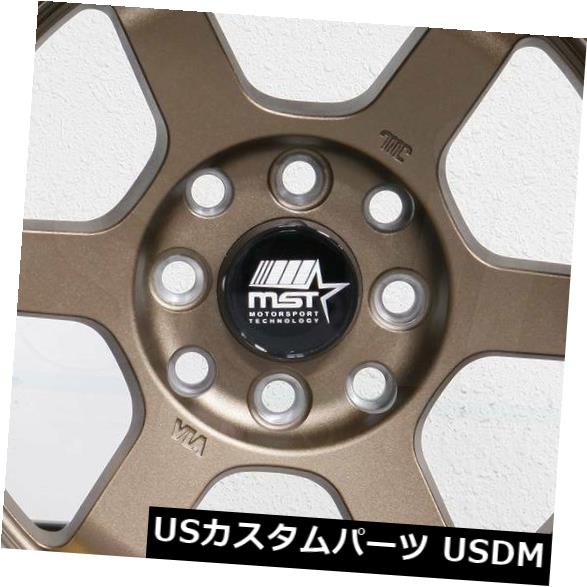 海外輸入ホイール 4-新しい16 "MSTタイムアタックホイール16x8 5x114.3 20ブロンズブロンズリップリム 4-New 16" MST Time Attack Wheels 16x8 5x114.3 20 Bronze Bronze Lip Rims 【並行輸入品】|カスタムパーツ WORLD倉庫