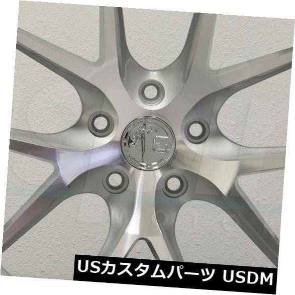 海外輸入ホイール 4-新しい19インチAodhan LS007 LS7ホイール19x9.5 5x120 35シルバー加工フェイスリム 4-New 19" Aodhan LS007 LS7 Wheels 19x9.5 5x120 35 Silver Machined Face Rims 【並行輸入品】｜カスタムパーツ WORLD倉庫