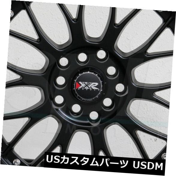 海外輸入ホイール 4-新しい18インチXXR 521ホイール18x8.5 5x114.3 / 5x120 25フラットブラックリム 4-New 18" XXR 521 Wheels 18x8.5 5x114.3/5x120 25 Flat Black Rims 【並行輸入品】|カスタムパーツ WORLD倉庫