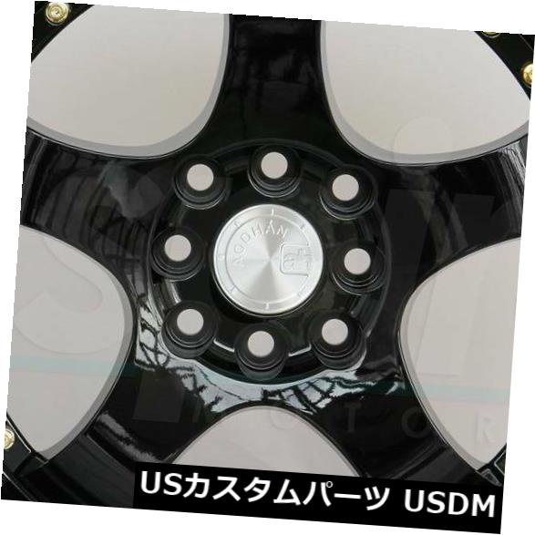 海外輸入ホイール 4-新しい17 "Aodhan AH03 AH3ホイール17x9 4x100 / 4x114.3 25ブラックリム 4-New 17" Aodhan AH03 AH3 Wheels 17x9 4x100/4x114.3 25 Black Rims 【並行輸入品】|カスタムパーツ WORLD倉庫