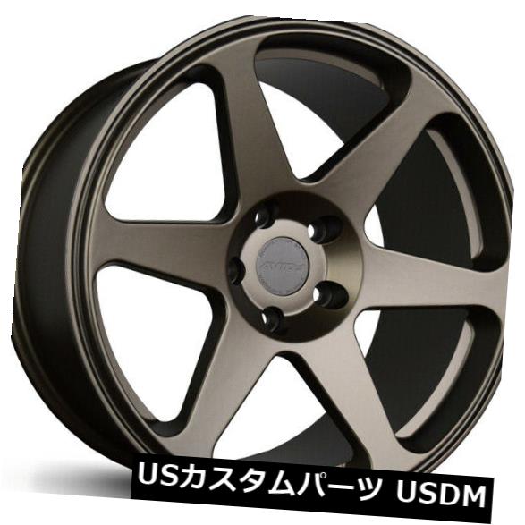 海外輸入ホイール 4-新しい18インチAVID1 AV38 AV-38ホイール18x8.5 5x114.3 35ブロンズリム 4-New 18\\\