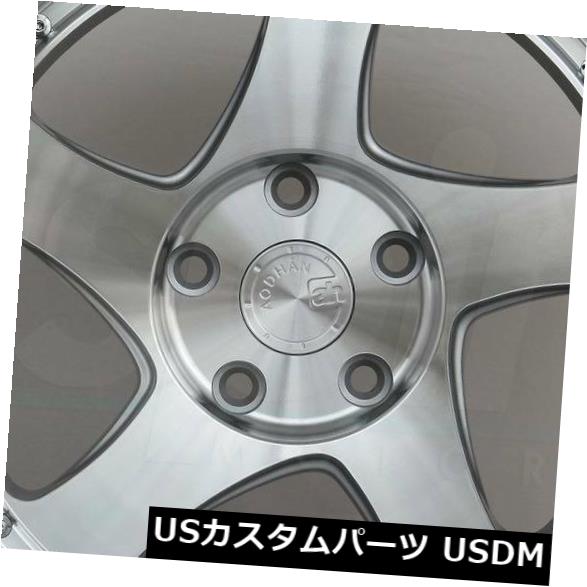 海外輸入ホイール 4-新しい18インチAodhan AH01 AH1ホイール18x9.5 5x114.3 30シルバーリム 4-New 18" Aodhan AH01 AH1 Wheels 18x9.5 5x114.3 30 Silver Rims 【並行輸入品】|カスタムパーツ WORLD倉庫