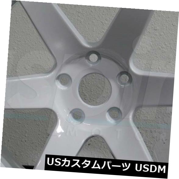 海外輸入ホイール 4-新しい17インチJNC 014 JNC014ホイール17x8.25 4x100 / 4x114.3 32ホワイトリム 4-New 17" JNC 014 JNC014 Wheels 17x8.25 4x100/4x114.3 32 White Rims 【並行輸入品】|カスタムパーツ WORLD倉庫
