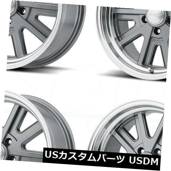 海外輸入ホイール 4-新しい17 "VN527 427モノキャストホイール17x7 / 17x8 5x114.3 / 5x4.5 0/0ガンメタルマシン 4-New 17" VN527 427 Mono Cast Wheels 17x7/17x8 5x114.3/5x4.5 0/0 Gunmetal Machin 【並行輸入品】｜カスタムパーツ WORLD倉庫