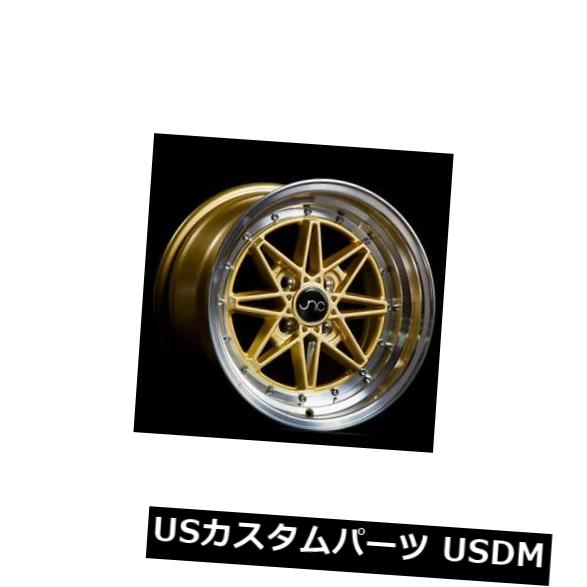 海外輸入ホイール 4-New 15 "JNC 002 JNC002 Wheels 15x8 4x100 25 Gold Machine Lip Rims 4-New 15" JNC 002 JNC002 Wheels 15x8 4x100 25 Gold Machine Lip Rims 【並行輸入品】|カスタムパーツ WORLD倉庫