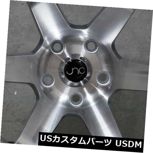 海外輸入ホイール 4-New 15 "JNC 014 JNC014 Wheels 15x8 4x100 20 Silver Machine Face Rims 4-New 15" JNC 014 JNC014 Wheels 15x8 4x100 20 Silver Machine Face Rims 【並行輸入品】|カスタムパーツ WORLD倉庫