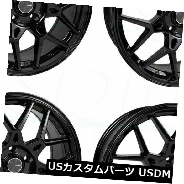 海外輸入ホイール 4-新しい16インチEnkei Pdcホイール16x7 5x114.3 45グロスブラックリム 4-New 16" Enkei Pdc Wheels 16x7 5x114.3 45 Gloss Black Rims 【並行輸入品】|カスタムパーツ WORLD倉庫