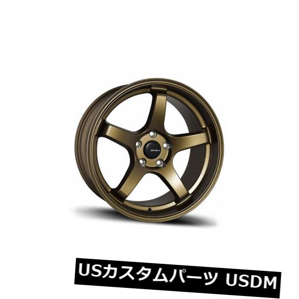海外輸入ホイール 4-新しい18インチAVID1 AV28ホイール18x8.5 5x114.3 35ブロンズリム 4-New 18\\\
