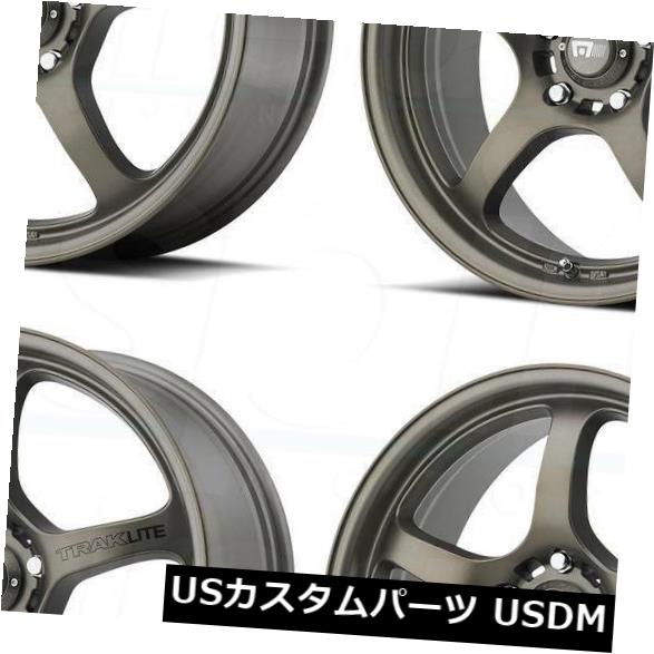 海外輸入ホイール 4-新しい17 "Motegi MR131ホイール17x7 / 17x8 5x114.3 45/40マットブロンズスタッガードリム 4-New 17" Motegi MR131 Wheels 17x7/17x8 5x114.3 45/40 Matte Bronze Staggered Rim 【並行輸入品】｜カスタムパーツ WORLD倉庫