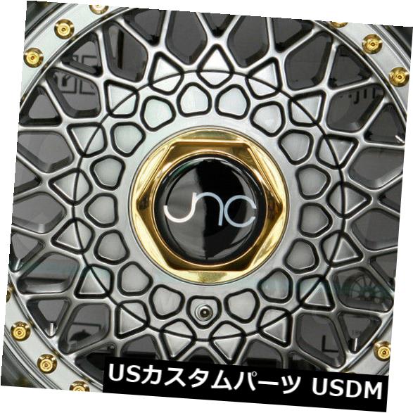 海外輸入ホイール 4-新しい15インチJNC 004S JNC004Sホイール15x8 4x100 / 4x114.3 20ハイパーブラック。リム 4-New 15" JNC 004S JNC004S Wheels 15x8 4x100/4x114.3 20 Hyper Black. Rims 【並行輸入品】｜カスタムパーツ WORLD倉庫