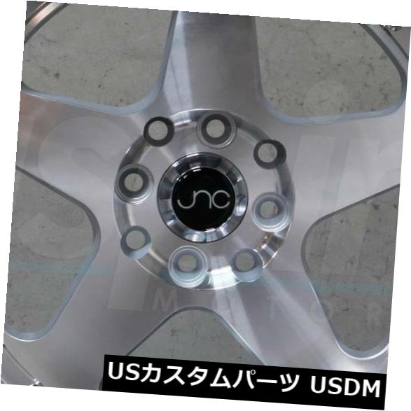 海外輸入ホイール 4-新しい15インチJNC 010 JNC010ホイール15x8 / 15x9 4x100 / 4x114.3 20/20シルバーマシンFac 4-New 15" JNC 010 JNC010 Wheels 15x8/15x9 4x100/4x114.3 20/20 Silver Machine Fac 【並行輸入品】｜カスタムパーツ WORLD倉庫