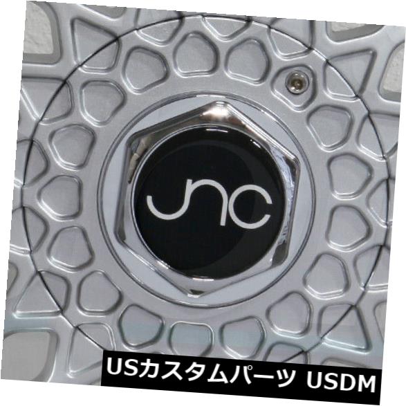 海外輸入ホイール 4-新しい15インチJNC 004S JNC004Sホイール15x8 4x100 / 4x114.3 20シルバーマシンリップ。リム 4-New 15" JNC 004S JNC004S Wheels 15x8 4x100/4x114.3 20 Silver Machine Lip. Rims 【並行輸入品】|カスタムパーツ WORLD倉庫