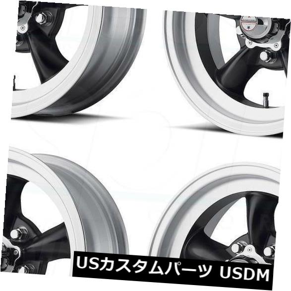 海外輸入ホイール 4-新しい15インチVN105 TorqスラストDホイール15x4.5 5x114.3 / 5x4.5 -15ブラックリップリム 4-New 15\
