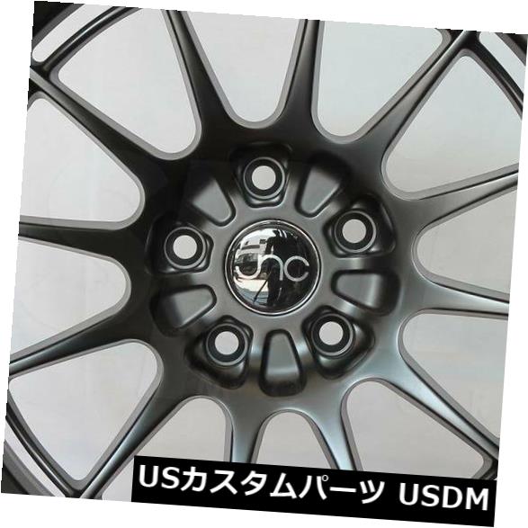 海外輸入ホイール 4-新しい18インチJNC 033 JNC033ホイール18x9.5 5x120 35マットブラックリム 4-New 18\