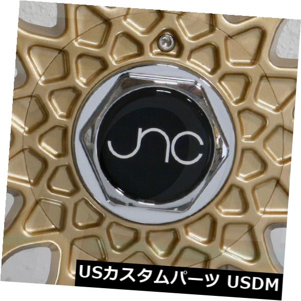 海外輸入ホイール 4-新しい17 "JNC 004 JNC004ホイール17x8.5 5x112 / 5x120 15ゴールドマシンリップリム 4-New 17" JNC 004 JNC004 Wheels 17x8.5 5x112/5x120 15 Gold Machine Lip Rims 【並行輸入品】｜カスタムパーツ WORLD倉庫