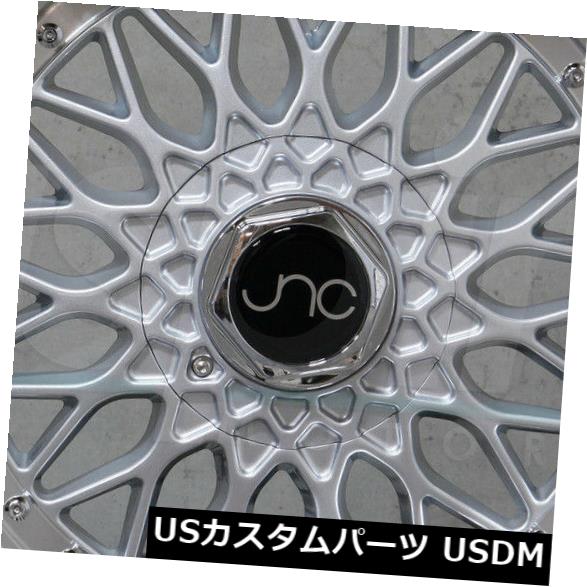海外輸入ホイール 4-新しい17 "JNC 004 JNC004ホイール17x8.5 5x112 / 5x120 15シルバーマシンリップリム 4-New 17" JNC 004 JNC004 Wheels 17x8.5 5x112/5x120 15 Silver Machine Lip Rims 【並行輸入品】|カスタムパーツ WORLD倉庫