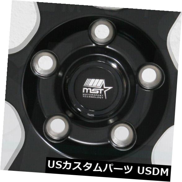 海外輸入ホイール 4-新しい17 "MST MT35ホイール17x8.5 5x114.3 20マットブラックリム 4-New 17" MST MT35 Wheels 17x8.5 5x114.3 20 Matte Black Rims 【並行輸入品】|カスタムパーツ WORLD倉庫