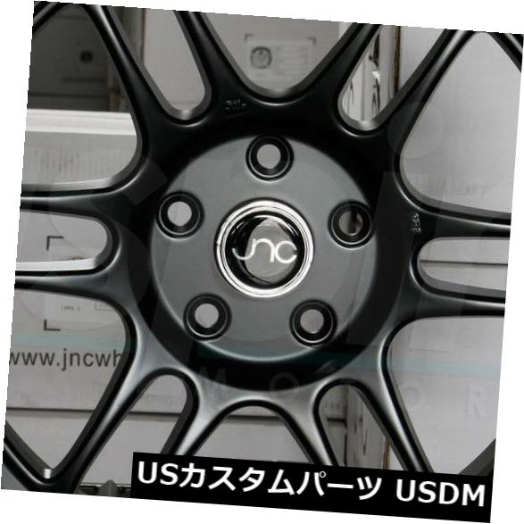 海外輸入ホイール 4-新しい18インチJNC 021 JNC021ホイール18x9.5 5x114.3 20マットブラックリム 4-New 18\
