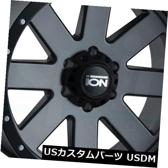 海外輸入ホイール 4-新しい18インチイオン134ホイール18x9 8x170 0マットガンメタルリム 4-New 18\
