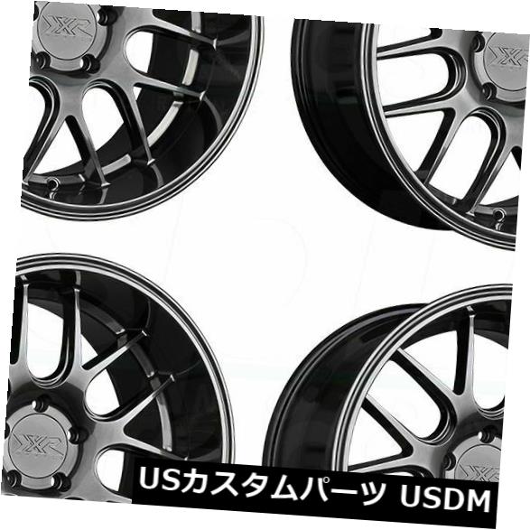 海外輸入ホイール 4-新しい18インチXXR 530Dホイール18x9 / 18x10.5 5x114.3 20/20クロムブラックスタッガードRi 4-New 18\