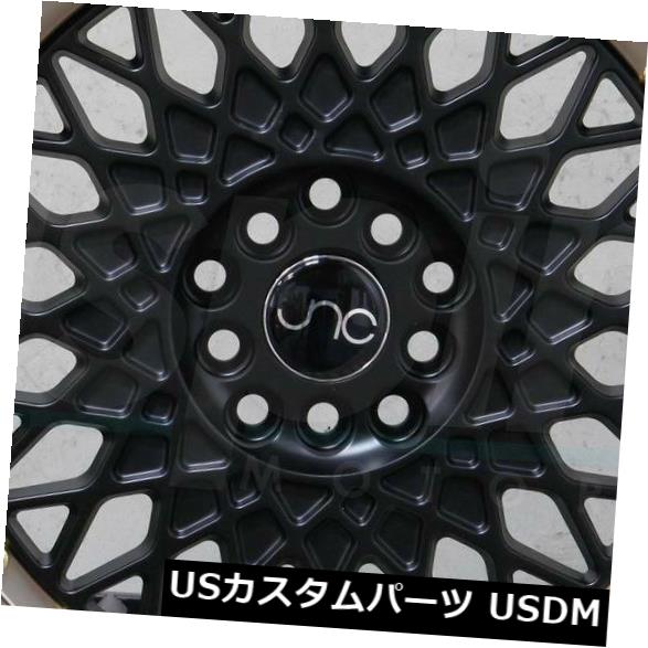 海外輸入ホイール 4-新しい18インチJNC 031 JNC031ホイール18x8.5 5x112 35ブラックマシンブロンズリム 4-New 18" JNC 031 JNC031 Wheels 18x8.5 5x112 35 Black Machine Bronze Rims 【並行輸入品】｜カスタムパーツ WORLD倉庫