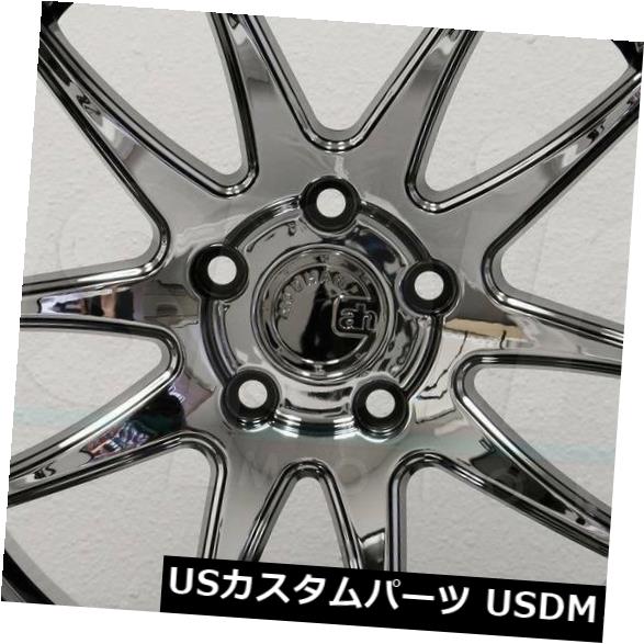 海外輸入ホイール 4-新しい18インチAodhan DS02 DS2ホイール18x9.5 5x114.3 30ブラックバキュームリム 4-New 18\