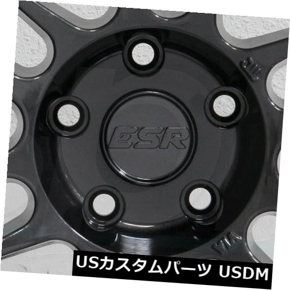 海外輸入ホイール 4-新しい18インチESR SR11ホイール18x9.5 / 18x10.5 5x114.3 35/22ガンメタルスタッガードリム 4-New 18" ESR SR11 Wheels 18x9.5/18x10.5 5x114.3 35/22 Gun Metal Staggered Rims 【並行輸入品】|カスタムパーツ WORLD倉庫