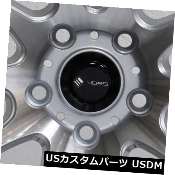 海外輸入ホイール 4-新しい17 "Vors TR4ホイール17x8 5x112 35シルバー加工リム 4-New 17" Vors TR4 Wheels 17x8 5x112 35 Silver Machined Rims 【並行輸入品】|カスタムパーツ WORLD倉庫